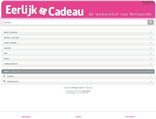 Tablet Screenshot of eerlijkcadeau.nl